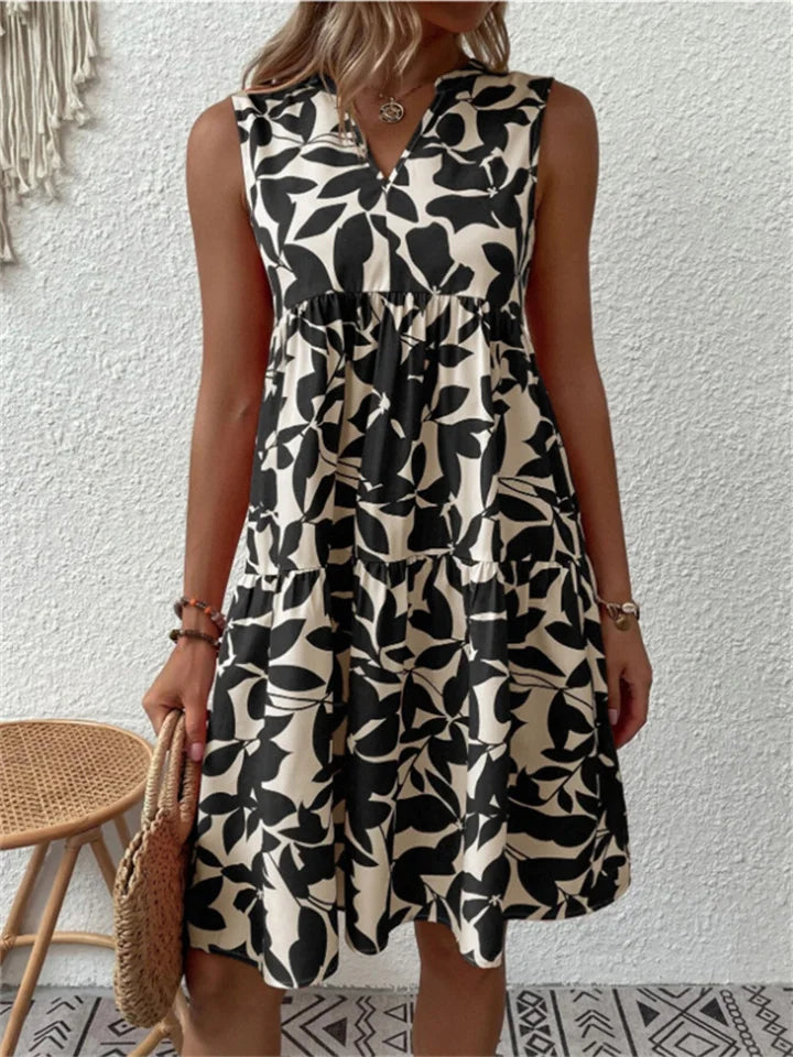 Judy - Floral Summer A-Line Dress