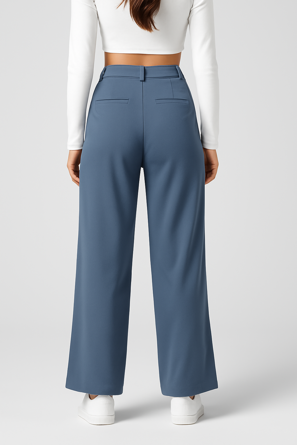 Effortless Wide Leg Pants for Women with High Waist Pleated Tapered Relaxed Casual Style