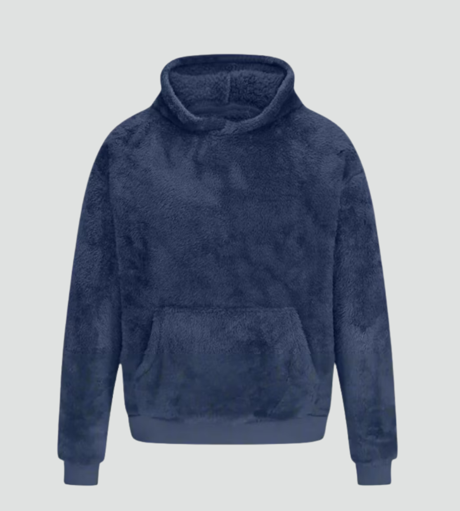 Comfortable Sherpa Hoodie for Women with Drawstring Hood Long Sleeve Kangaroo Pocket Oversized Style
