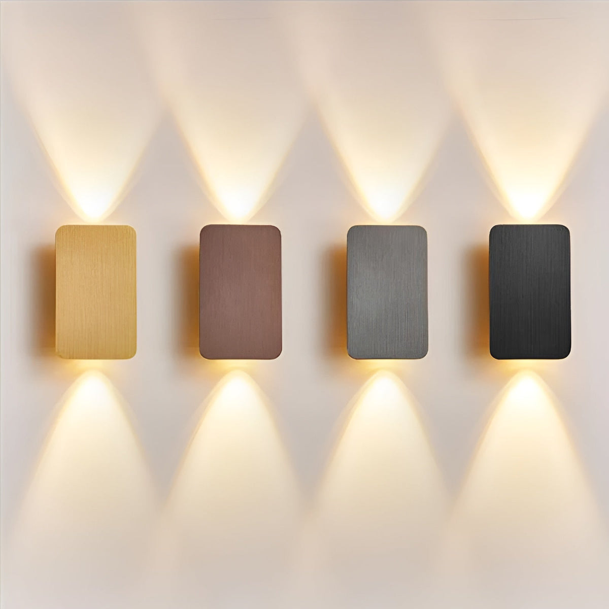 Minimalist Wall Lamp Up Down LED Rectangular Modern Indoor Sconce Wall Light