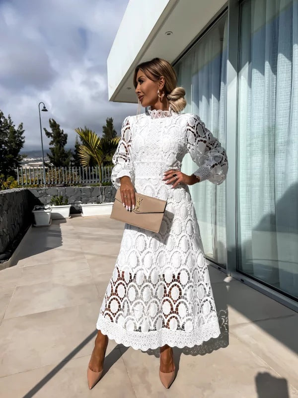 Rose | Women’s Summer Long Sleeve Evening Dress
