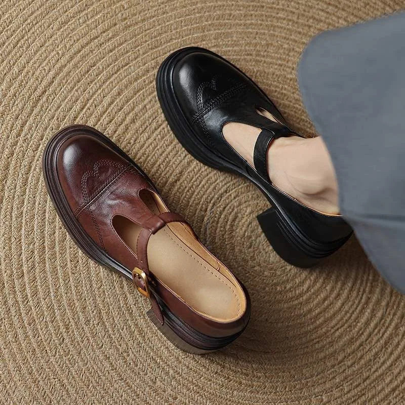 Georgia | Elegant Mary Jane Shoes for Women with Block Heel