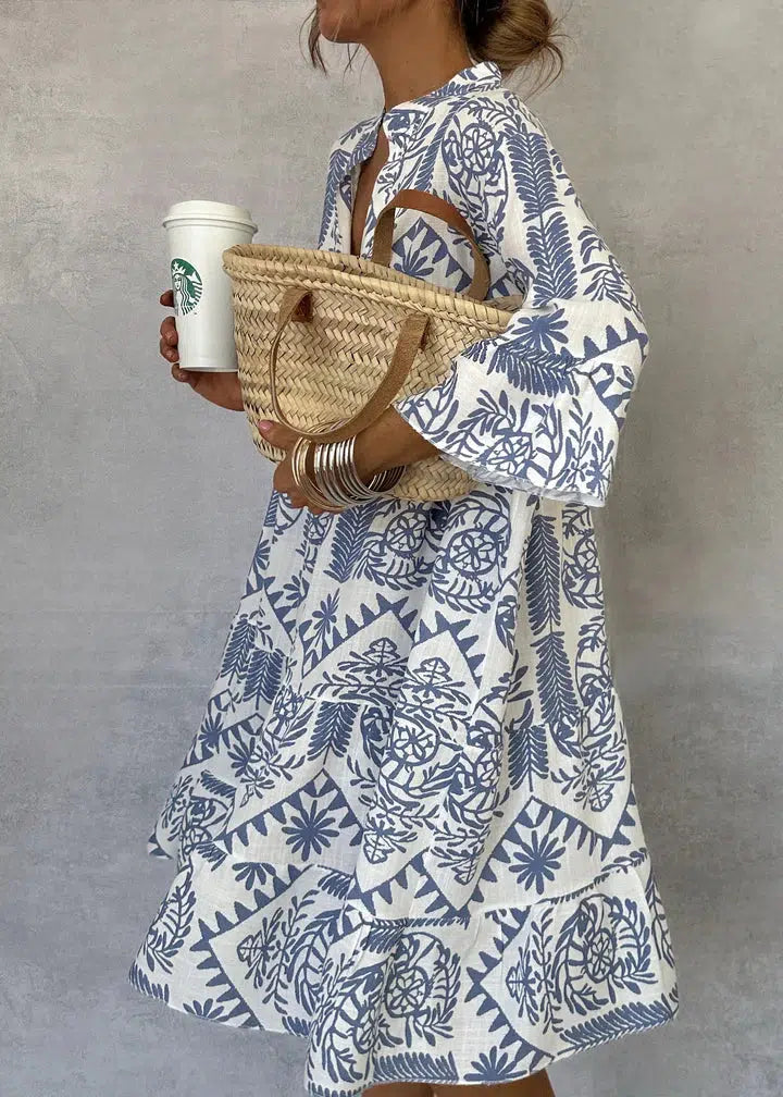 Isla | Elegant Boho Casual Maxi Dress for Women with Floral Print