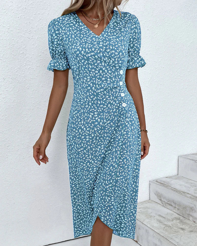Mia - Wrap Midi Dress