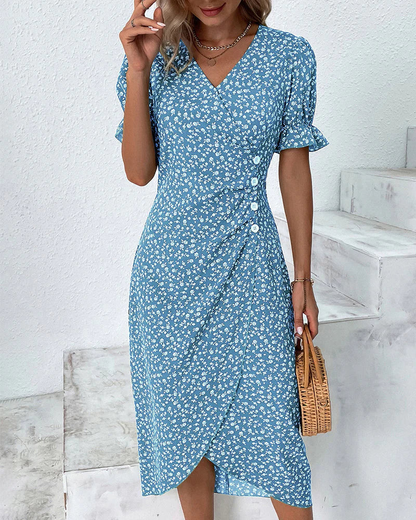 Mia - Wrap Midi Dress