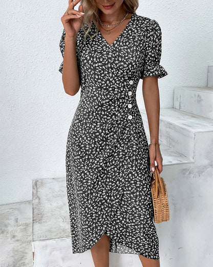 Mia - Wrap Midi Dress