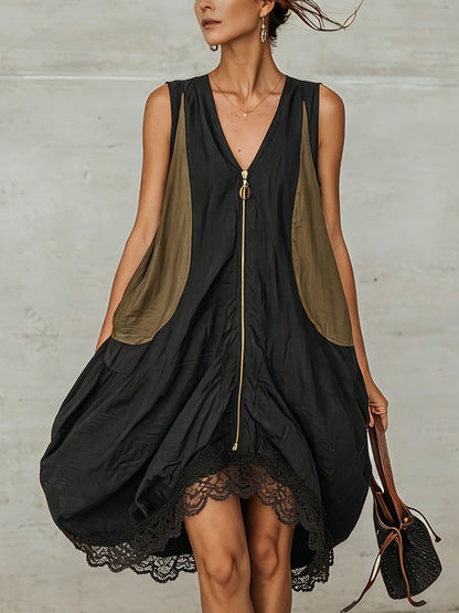 Effortless Floral Sundress for Women with Smocked Bodice A-Line Casual Summer Style