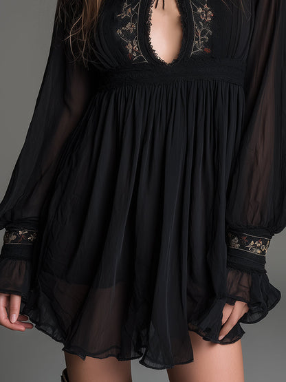 Effortless Floral Sundress for Women with Smocked Bodice A-Line Casual Summer Style