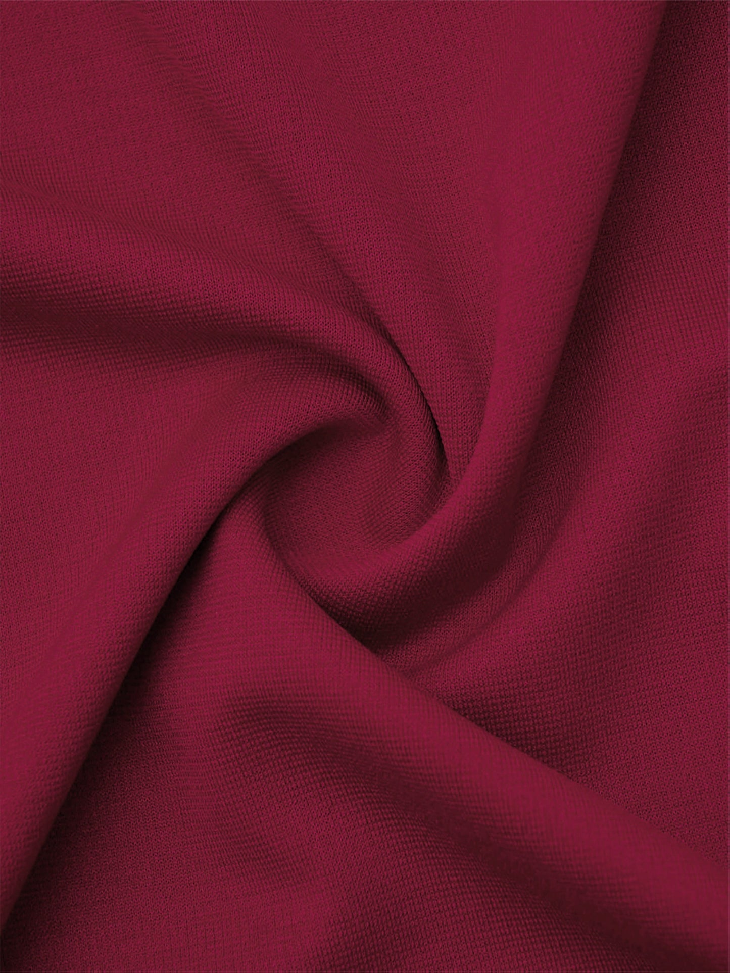 Elegant Burgundy A Line Christmas Party Dress for Women with Pearl Neck Lantern Sleeve Belted Flowing Style