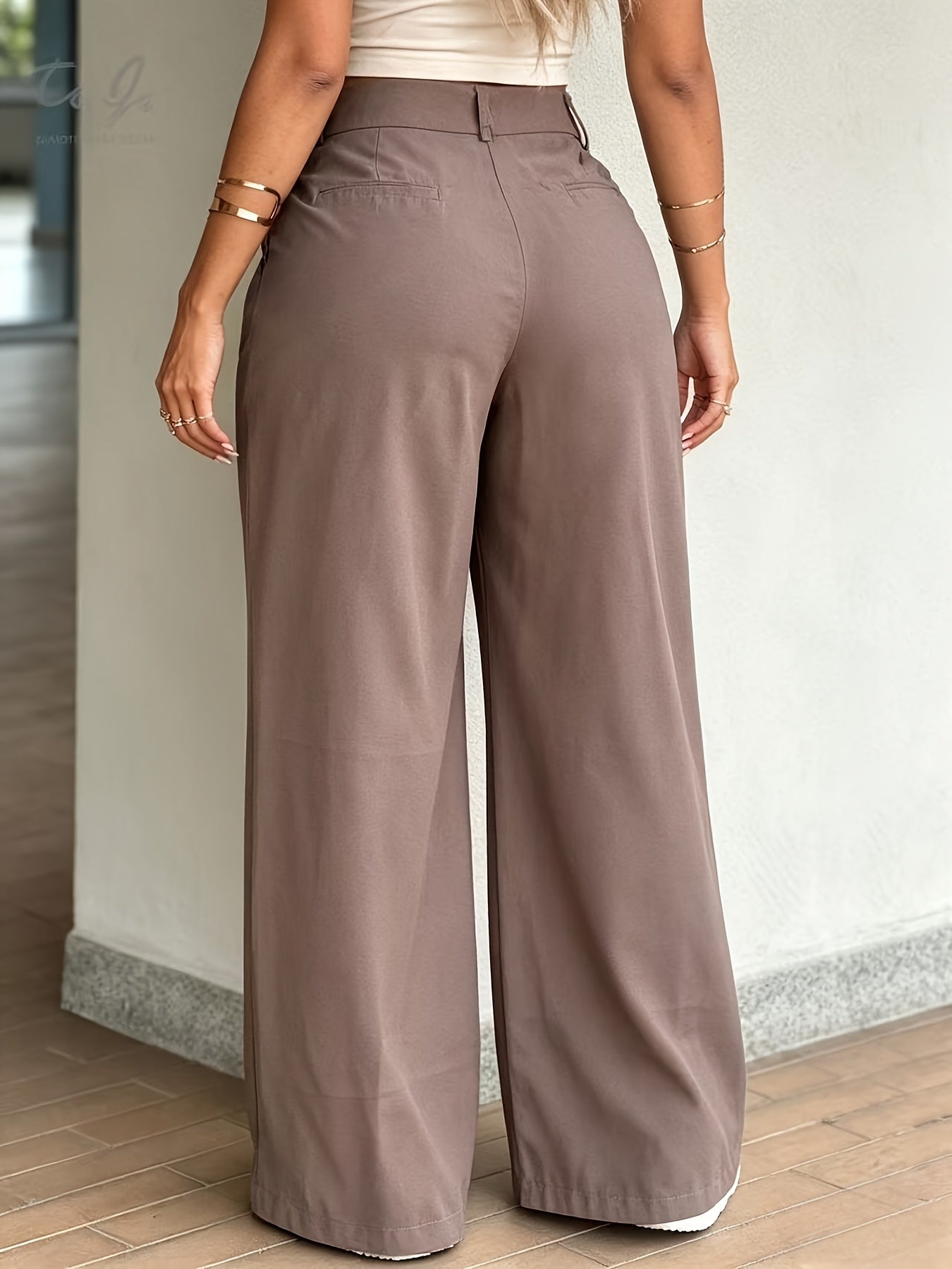 Effortless Cargo Pants for Women with High Waist Wide Leg Relaxed Flowing Style