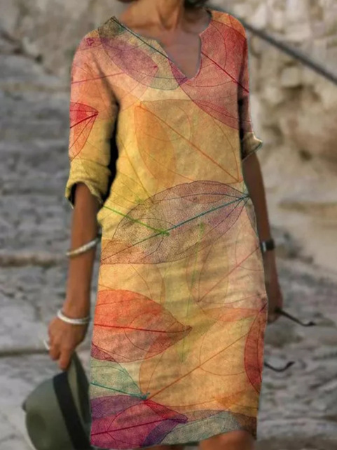 Penelope | Elegant Casual Maxi Dress for Women with Colorful Print