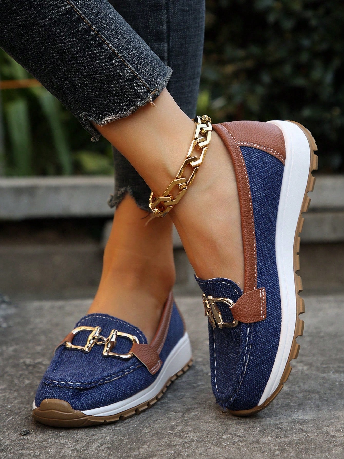 Aria - Flat Buckle Loafers