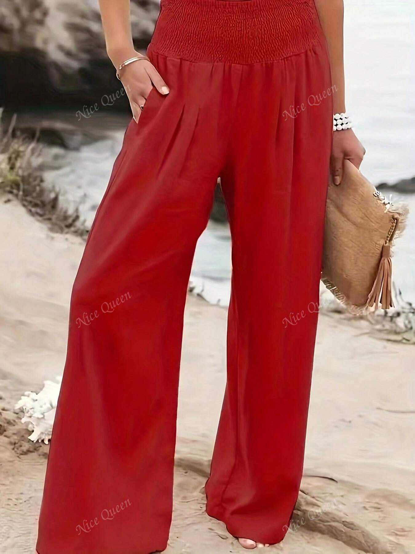 Christine - Wide Leg Linen Pants