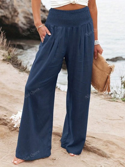 Christine - Wide Leg Linen Pants