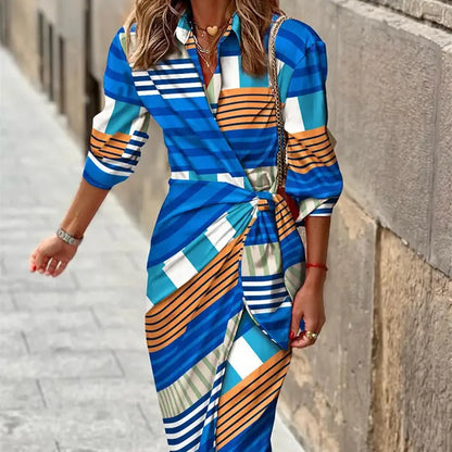 Laura - Printed Wrap Dress