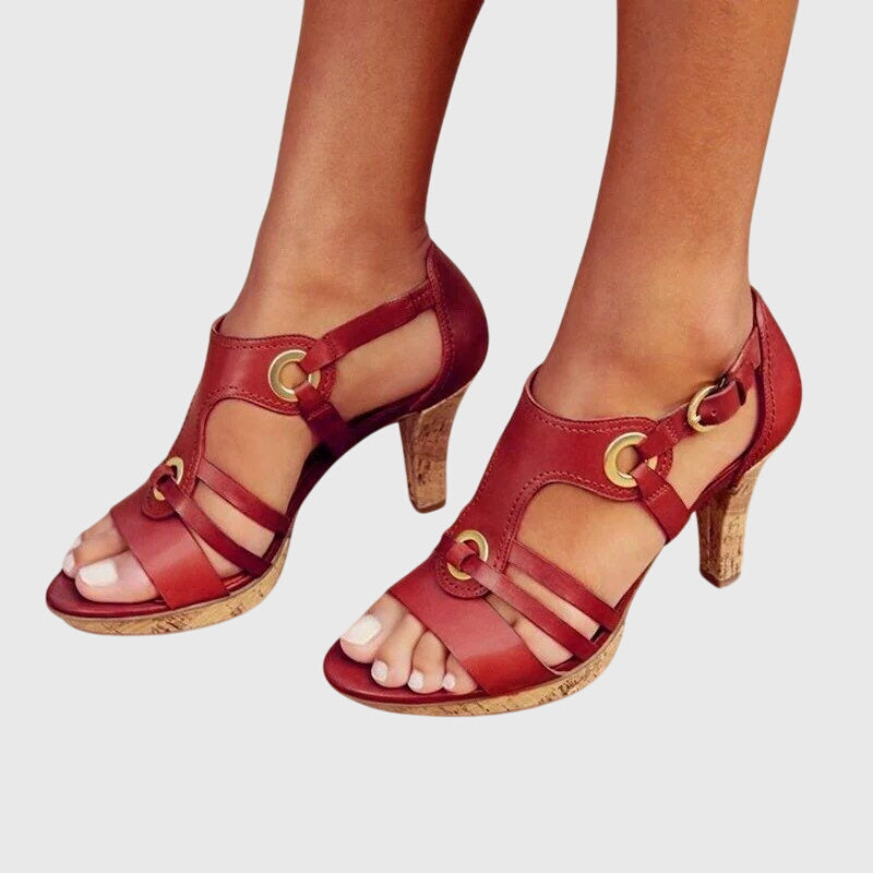 Comfortable Orthopedic Wedge Sandals for Women with Ankle Strap Platform Open Toe Style