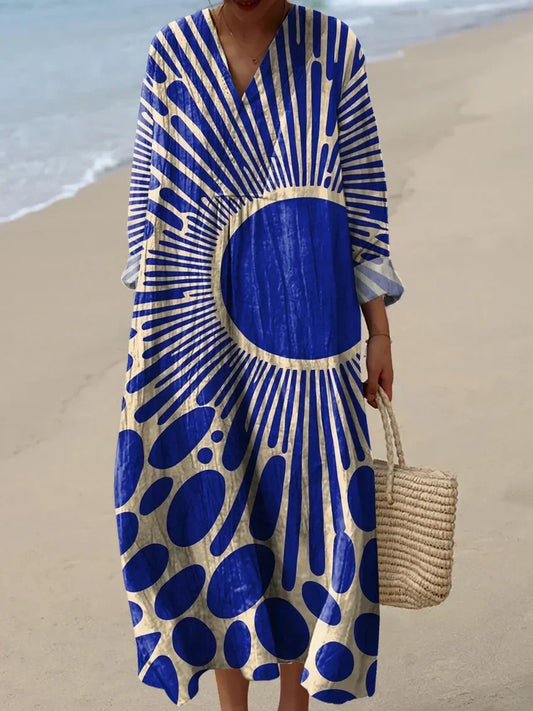 Rosemary | Elegant Casual Maxi Dress for Women with Polka Dot Print