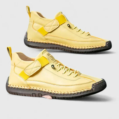 Comfortable Orthopedic Sneakers for Women with Lace Up Hand Stitched Cushioned Walking Style