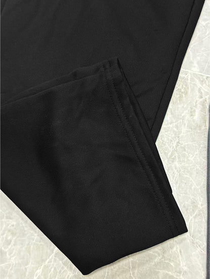 Effortless Black Cargo Pants for Women with High Waist Drawstring Wide Leg Relaxed Style