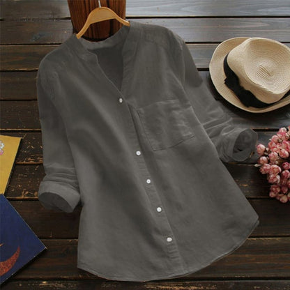 Julia | Women Relaxed Fit Button Shirt Blouse