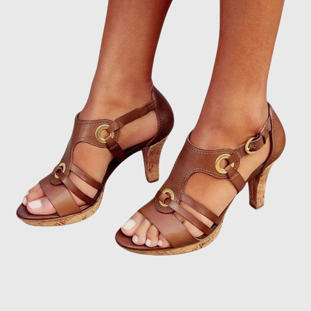 Comfortable Orthopedic Wedge Sandals for Women with Ankle Strap Platform Open Toe Style