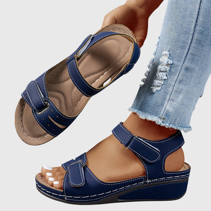 Comfortable Orthopedic Sandals for Women with Buckle Strap Platform Open Toe Style