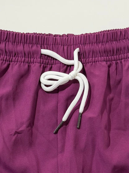 Effortless Running Shorts for Women with High Waist Drawstring Built In Liner Athletic Style