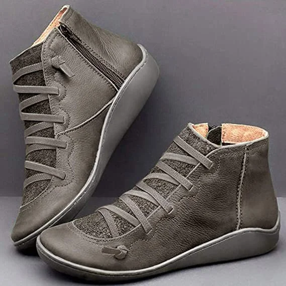 Clara | Women’s Lace-Up Zip Ankle Boots