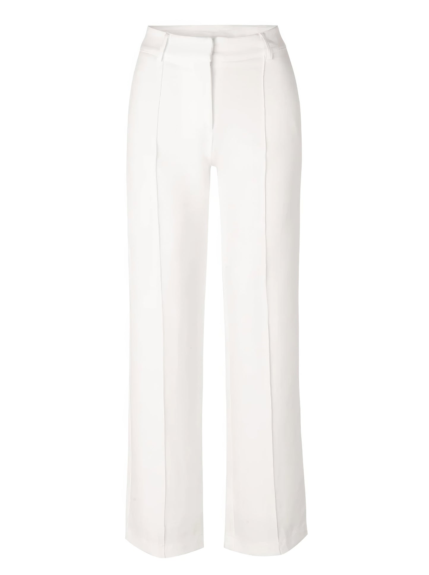 Elegant Tailored Wide Leg Pants for Women with High Waist Pintuck Front Pocket Relaxed Style