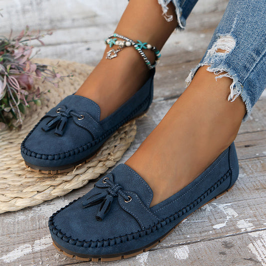 Lily - Classic Bow Loafers