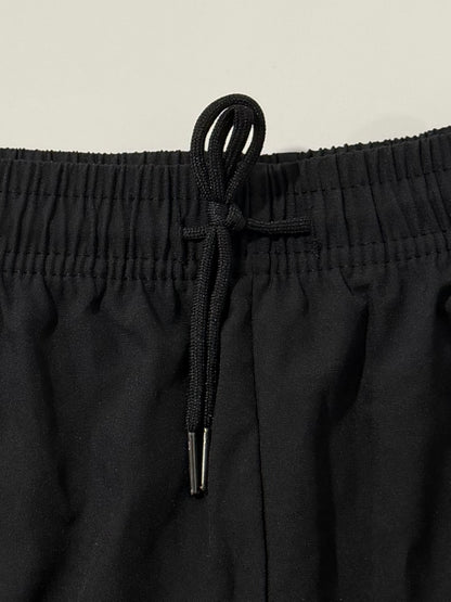 Effortless Running Shorts for Women with High Waist Drawstring Built In Liner Athletic Style