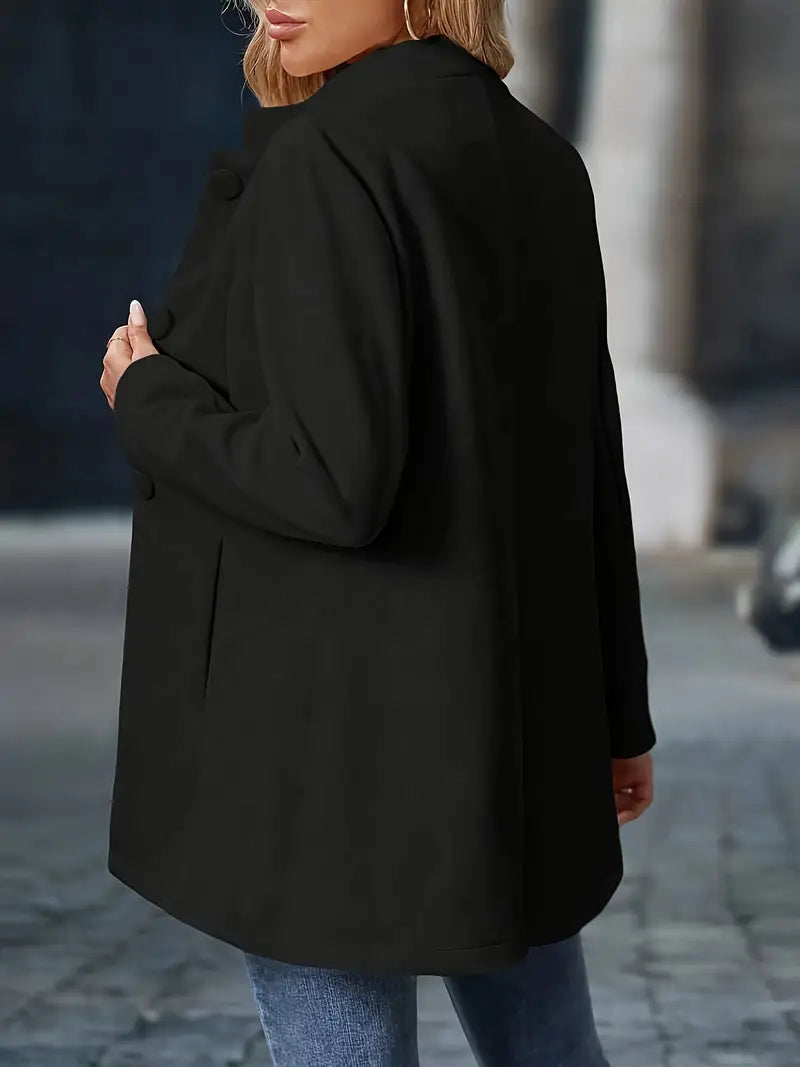 Melissa | Women’s Long Button-Up Autumn Coat