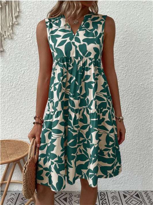 Judy - Floral Summer A-Line Dress