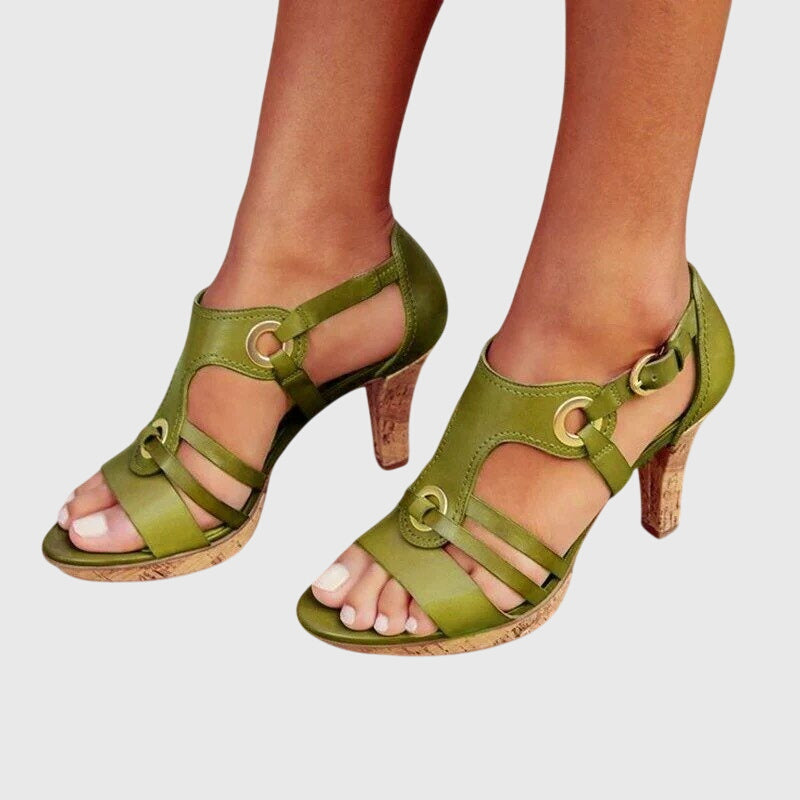 Comfortable Orthopedic Wedge Sandals for Women with Ankle Strap Platform Open Toe Style