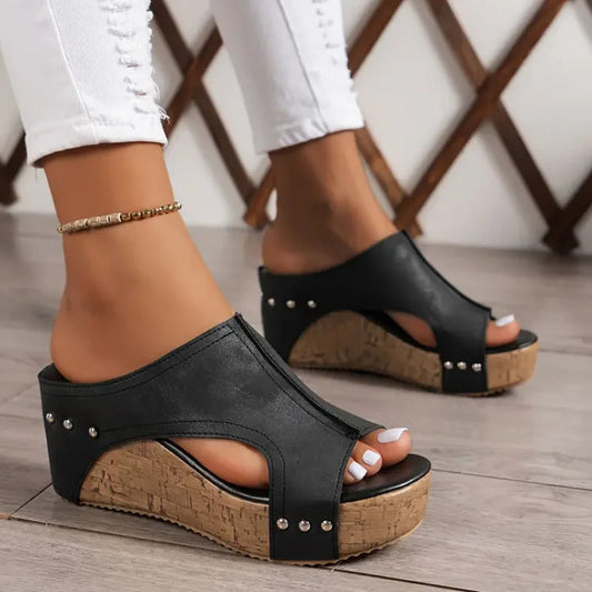 Melissa | Elegant Platform Wedge Sandals for Women