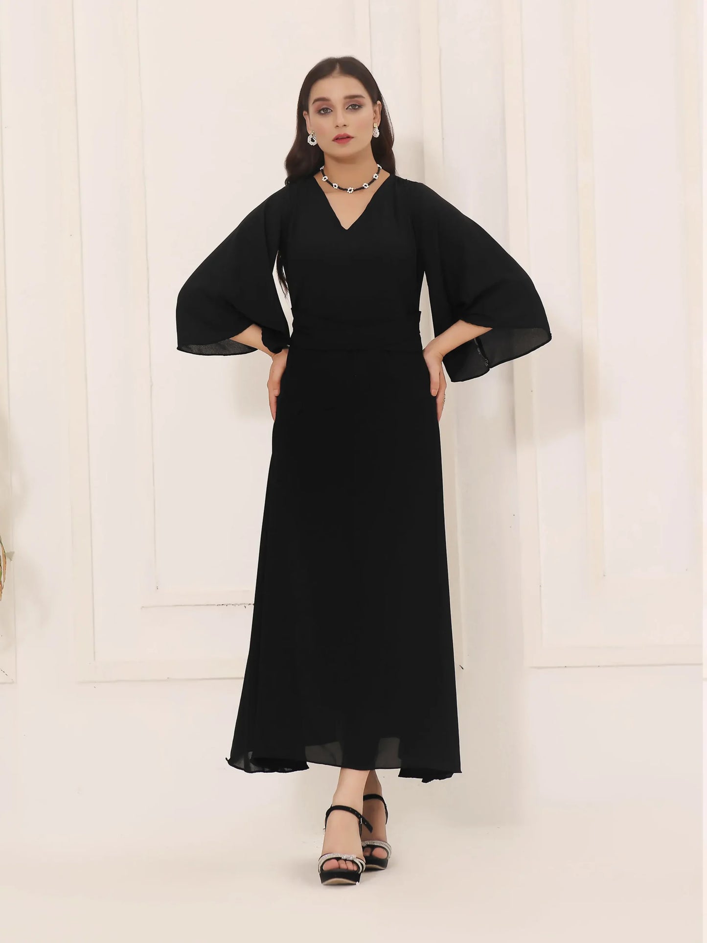 Black Maxi Cocktail Dress