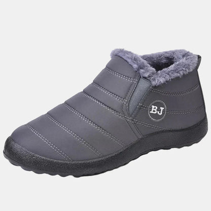 Cozy Fleece Lined Rainproof Boots for Women with Waterproof Slip On Ankle Winter Style