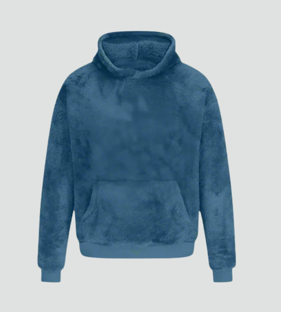 Comfortable Sherpa Hoodie for Women with Drawstring Hood Long Sleeve Kangaroo Pocket Oversized Style