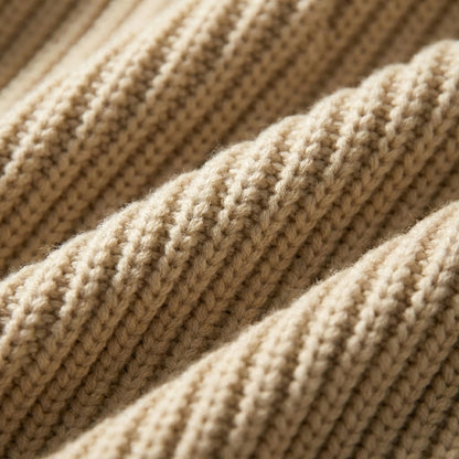 Cozy Sweater Dress for Women with Turtleneck Long Sleeve Chunky Knit Ribbed Tunic Style