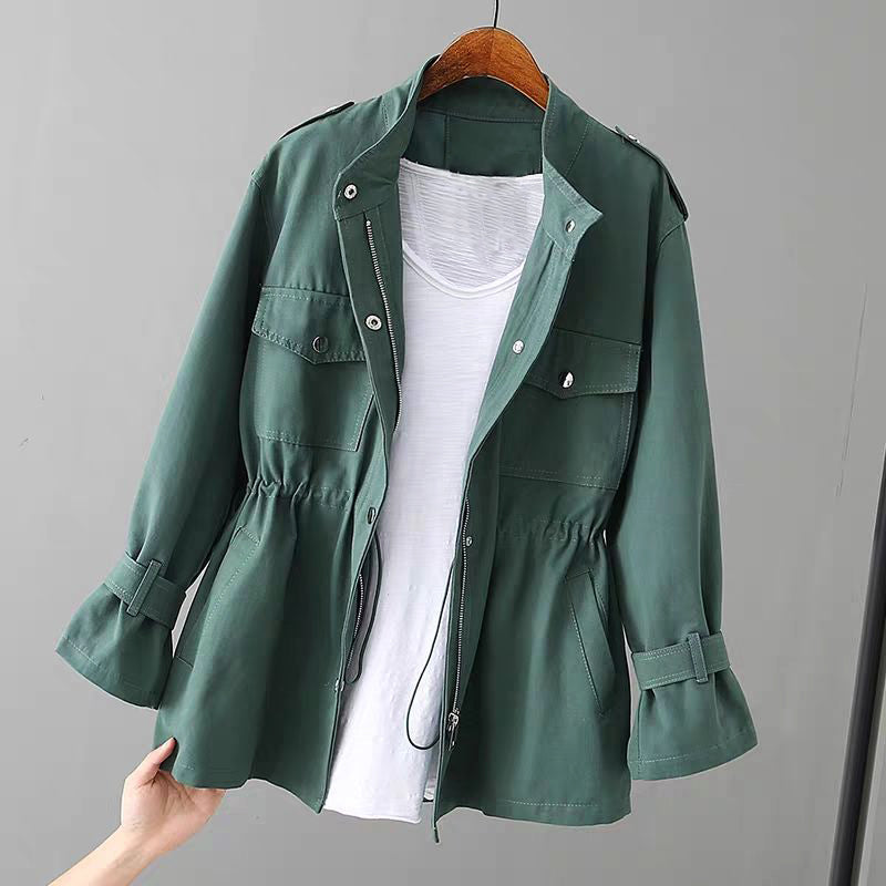 Wanda | Chic Women's Utility Jacket with Zipper