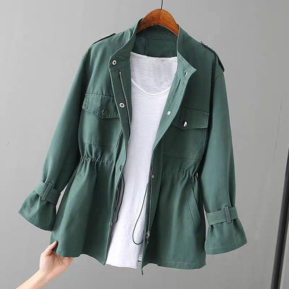Wanda | Chic Women's Utility Jacket with Zipper