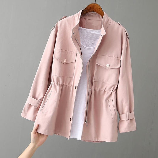 Wanda | Chic Women's Utility Jacket with Zipper