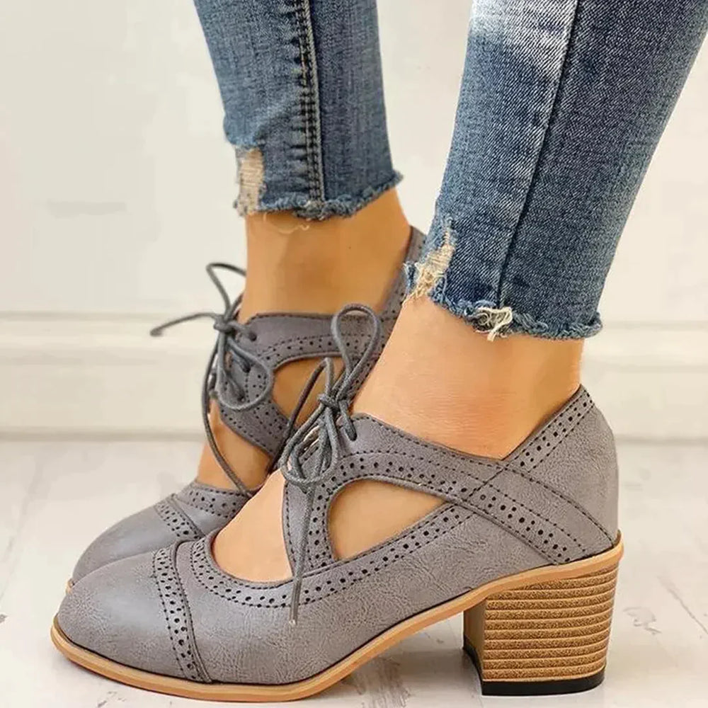 Bonnie | Elegant Mary Jane Shoes for Women with Block Heel