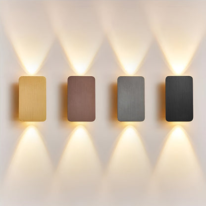 Minimalist Wall Lamp Up Down LED Rectangular Modern Indoor Sconce Wall Light