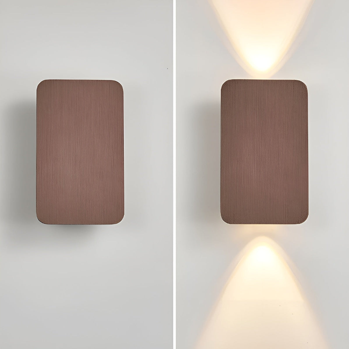 Minimalist Wall Lamp Up Down LED Rectangular Modern Indoor Sconce Wall Light