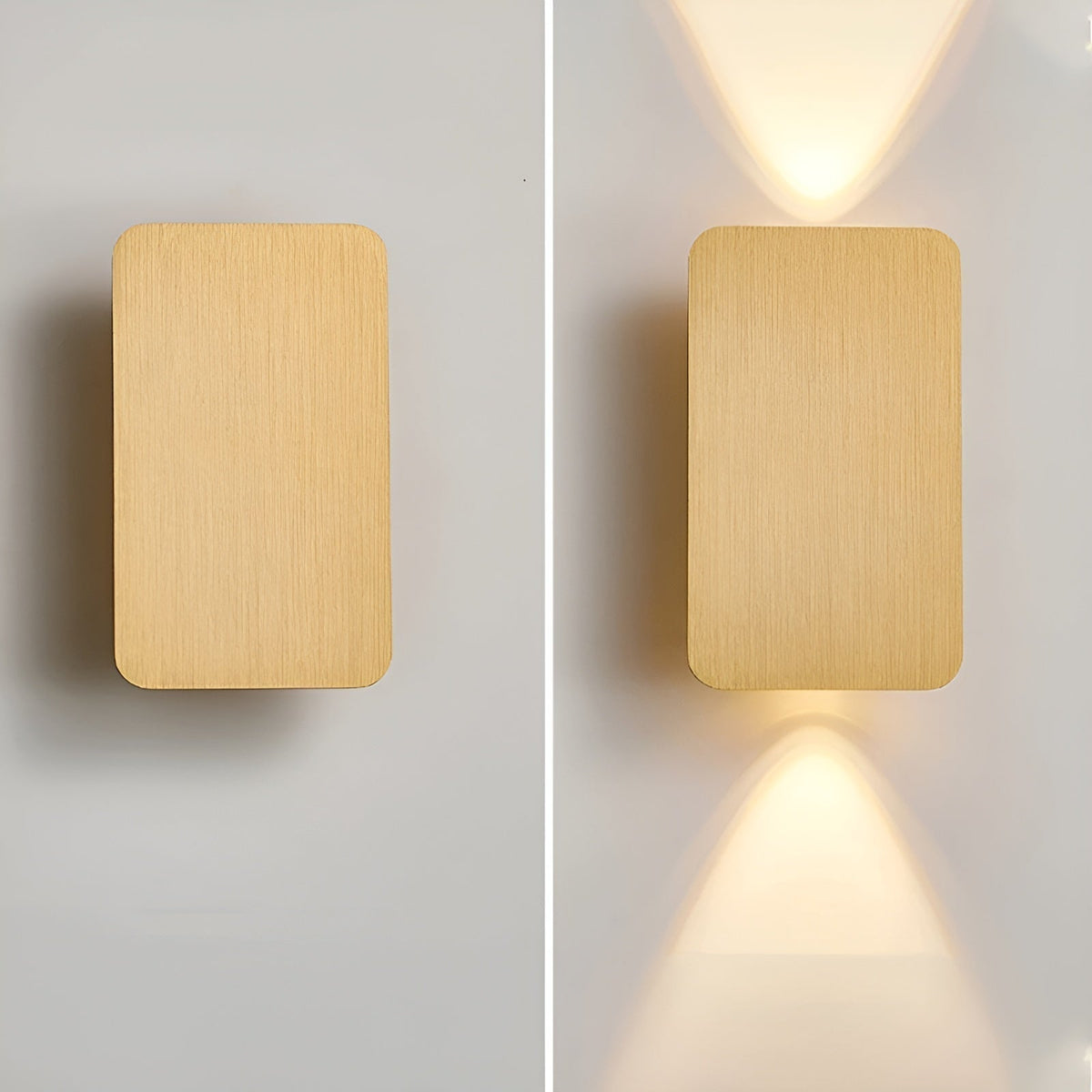 Minimalist Wall Lamp Up Down LED Rectangular Modern Indoor Sconce Wall Light