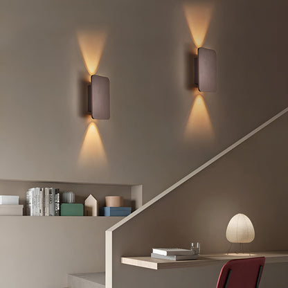 Minimalist Wall Lamp Up Down LED Rectangular Modern Indoor Sconce Wall Light
