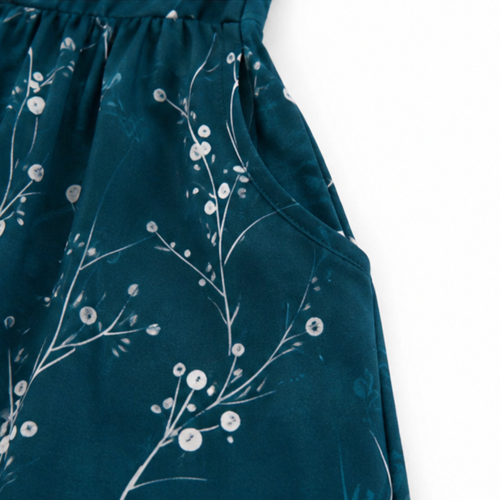 Effortless Floral Maxi Dress for Women with Scoop Neck Sleeveless Button Front Flowing Fall Style