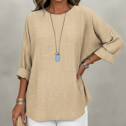 Julie - Striped Casual Blouse