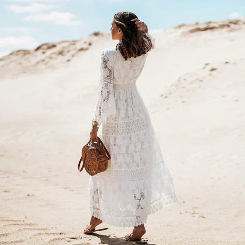 Beatrice | Women Bohemian Long Sleeve Maxi Dress